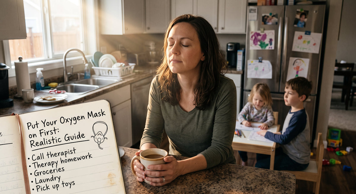 Put Your Oxygen Mask on First: A Realistic Guide to Parent Self-Care